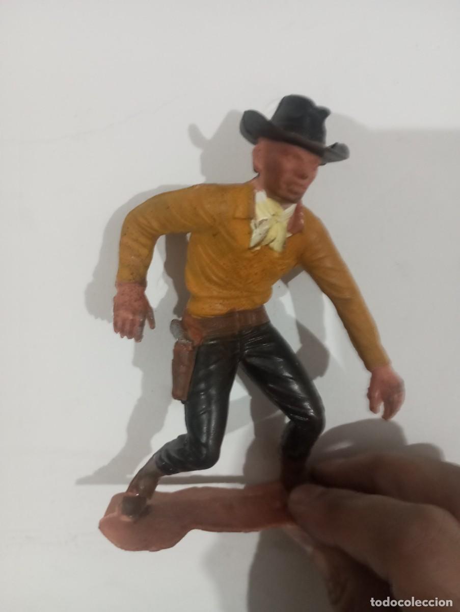 Figuras de goma y PVC: Vaquero cowboy pistolero grande