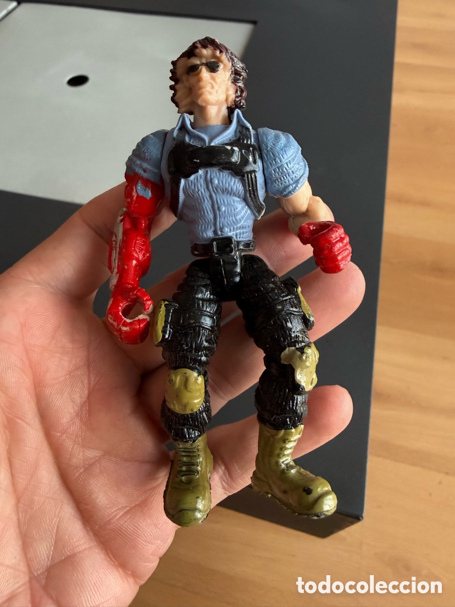 Figuras de goma y PVC: Figura Bionic Commando Cyborg Robot