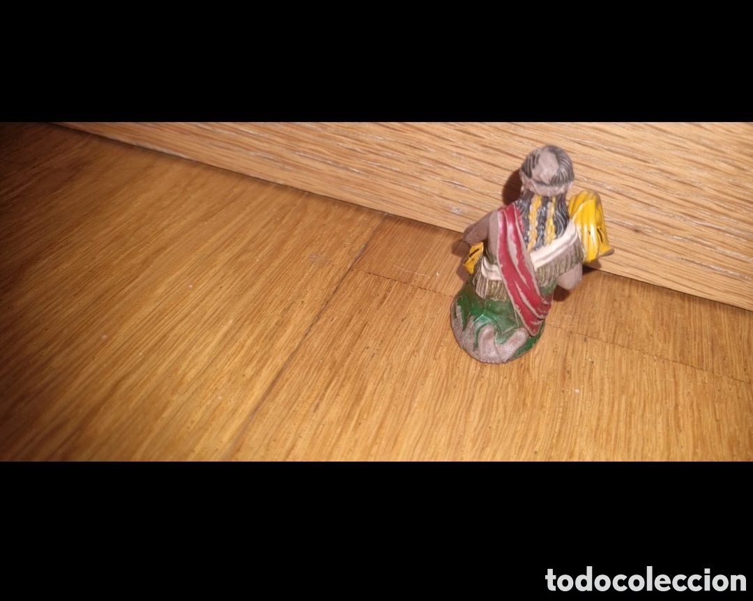Figuras de goma y PVC: Figura indio dia con beb&eacute; reamsa - Foto 2