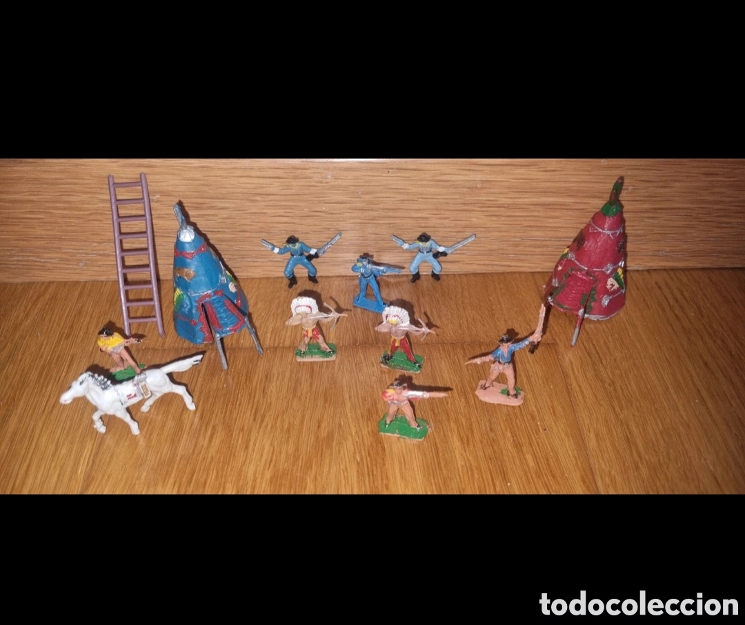 Figuras de goma y PVC: Figura fuerte oeste mini comansi