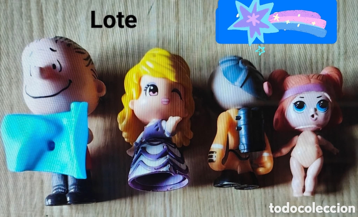 Figuras de goma y PVC: :::: TC04 - LOTE DE TRES MU&Ntilde;EQUITOS