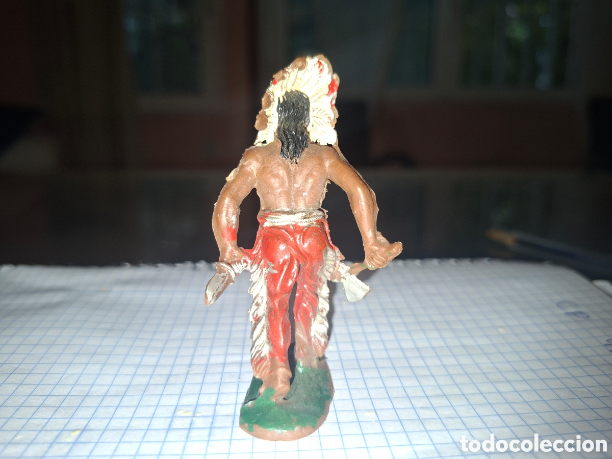 Figuras de goma y PVC: Figura de jefe Indio. - Foto 4
