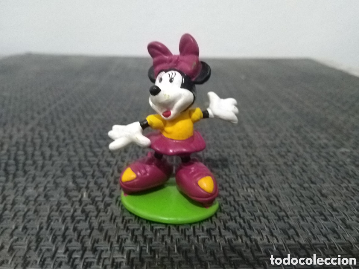 Figuras de goma y PVC: FIGURA PVC MINNIE MICKEY MOUSE IMC &copy;DISNEY DIBUJOS ANIMADOS PATINES PATINANDO