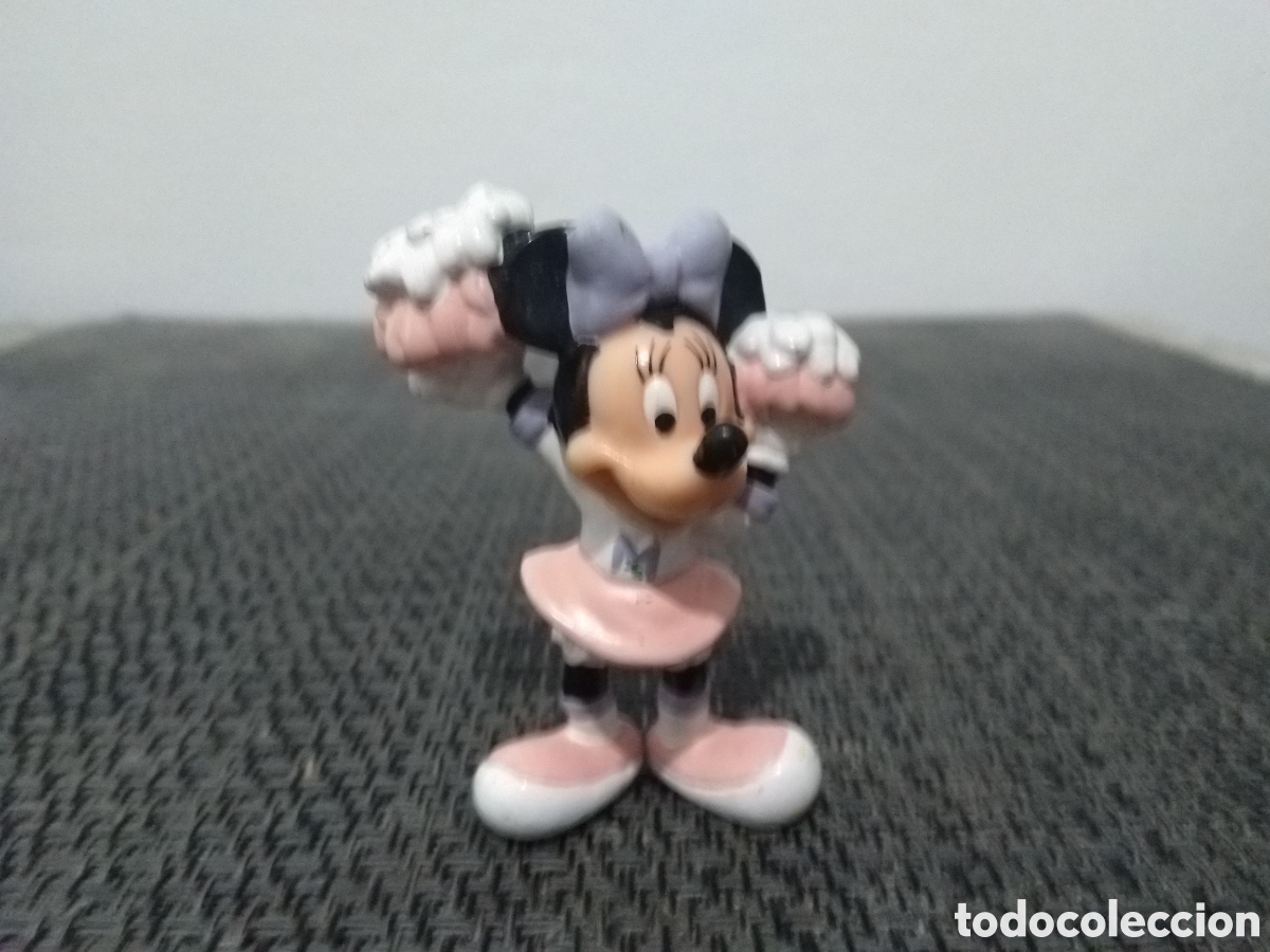 Figuras de goma y PVC: FIGURA PVC MINNIE MICKEY MOUSE &copy;DISNEY DIBUJOS ANIMADOS ANIMADORA POMPONES