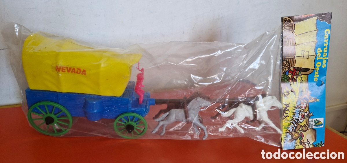 Figuras de goma y PVC: CARAVANA OESTE.GOMARSA 80'S.SIN USO.CON FALLO.