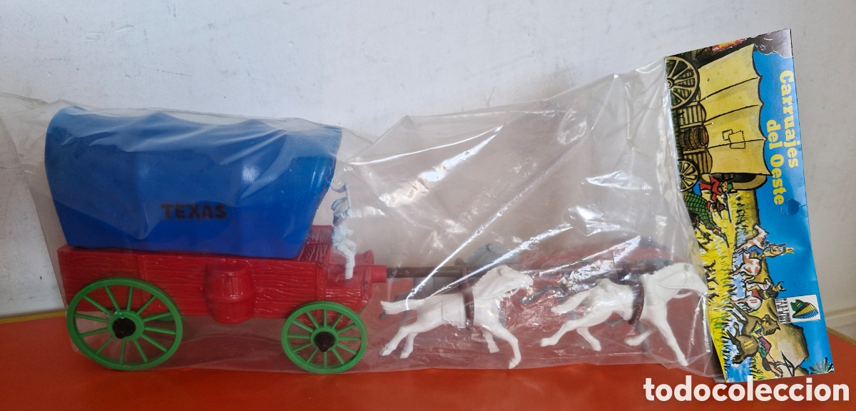 Figuras de goma y PVC: CARAVANA OESTE.GOMARSA 80'S.SIN USO.CON FALLO.