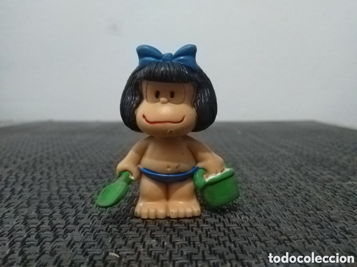 Figuras de goma y PVC: FIGURA PVC MAFALDA COMICS SPAIN DE LOS DIBUJOS DE MAFALDA DE QUINO TV TELEVISION ANIMADOS CUBO PLAYA