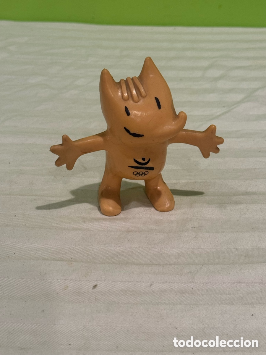 Figuras de goma y PVC: Cobi mascota oficial Juegos Ol&iacute;mpicos Barcelona 92. Figura original copyright 1988.