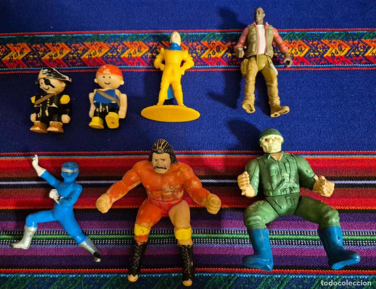 Figuras de goma y PVC: THE DEVIL WARRIORS RICK RUDE THUMB WRESTLER POWER RANGERS CAPIT&Aacute;N FEBO NESTL&Eacute; CHAP MEI DINO VALLEY