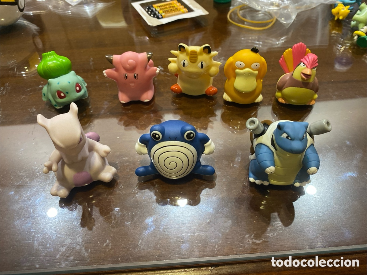 Figuras de goma y PVC: Lote sliders pokemon 1999 nintendo
