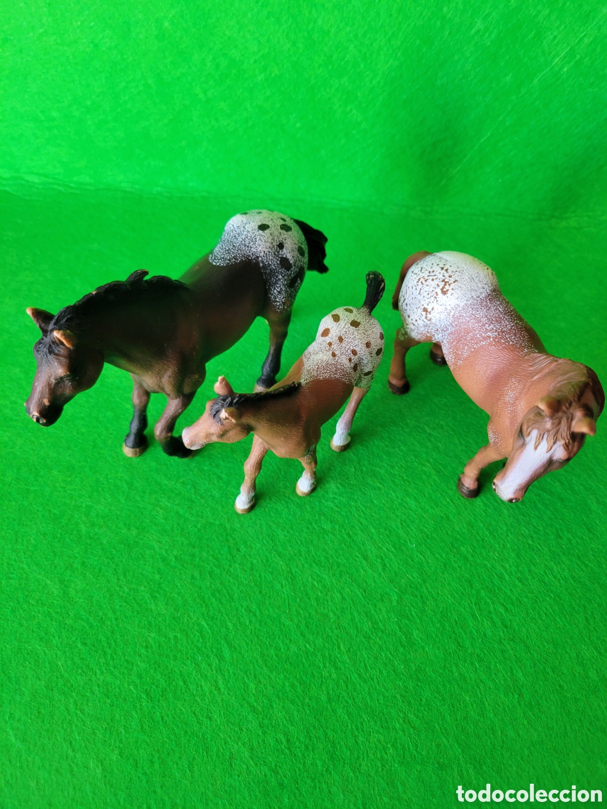 Figuras de goma y PVC: 12 CABALLOS DE COLECCION SCHLEICH - Foto 13