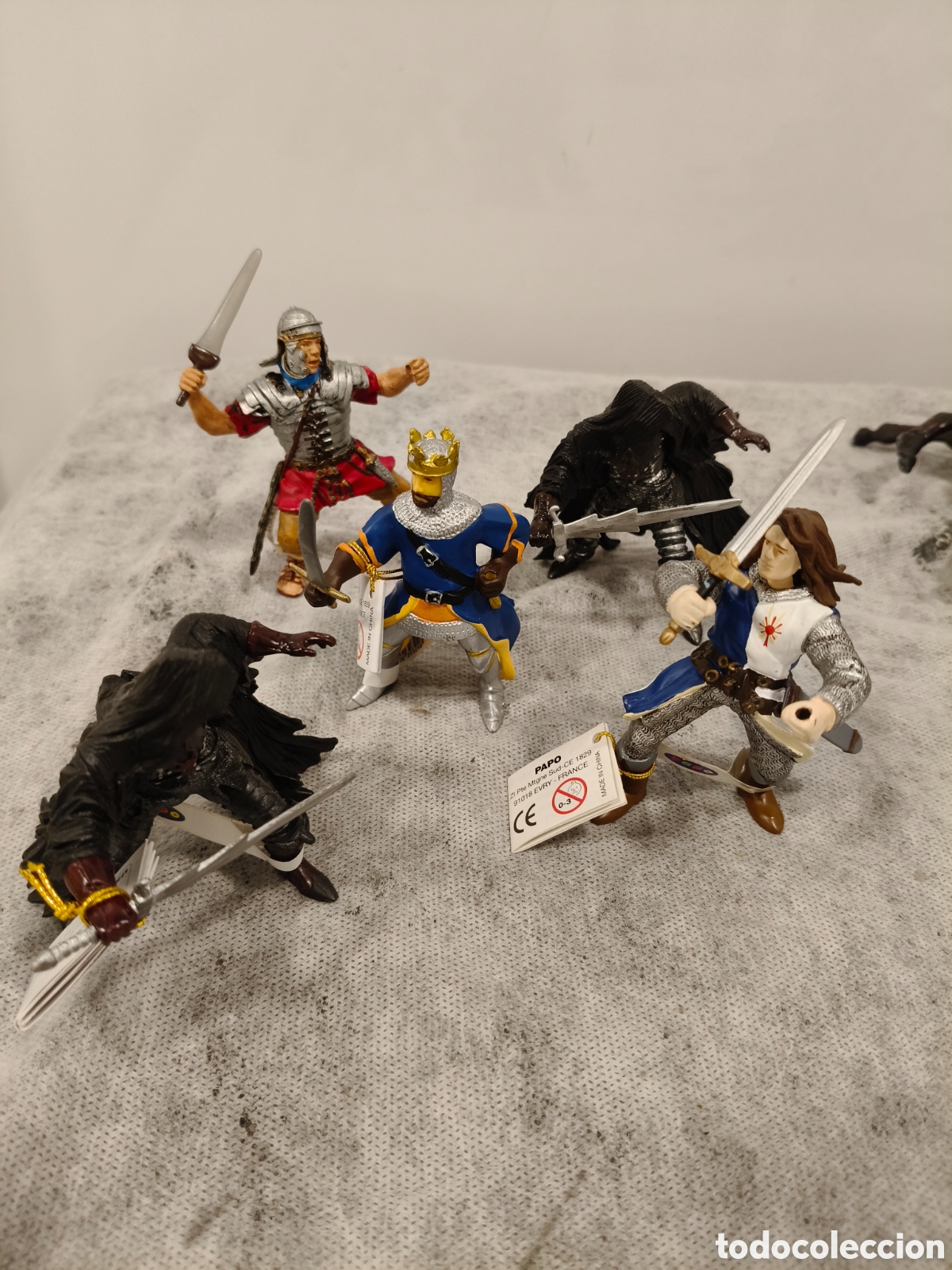 Figuras de goma y PVC: Lote Figuras Papo, fantasticas, medievales y romano