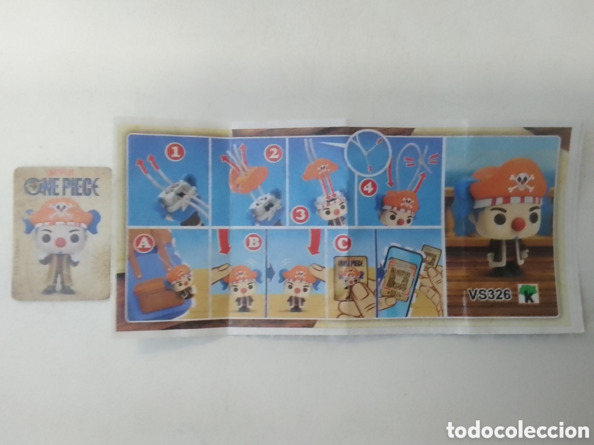 Figuras de goma Kinder: BZP Kinder ONE PIECE VS326.