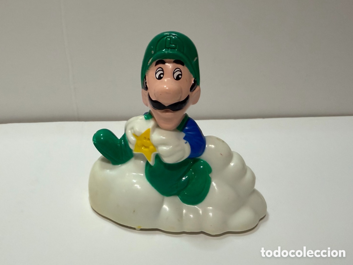 Figuras de goma y PVC: McDonald&rsquo;s Promoci&oacute;n 1989 Luigi, S&uacute;per Mario Bros 3