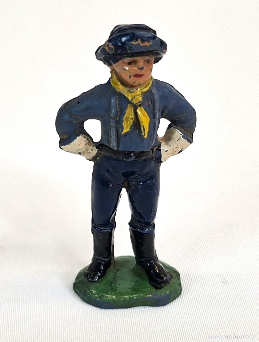 Figuras de goma y PVC: FIGURA RIN TIN TIN, CABO RUSTY.