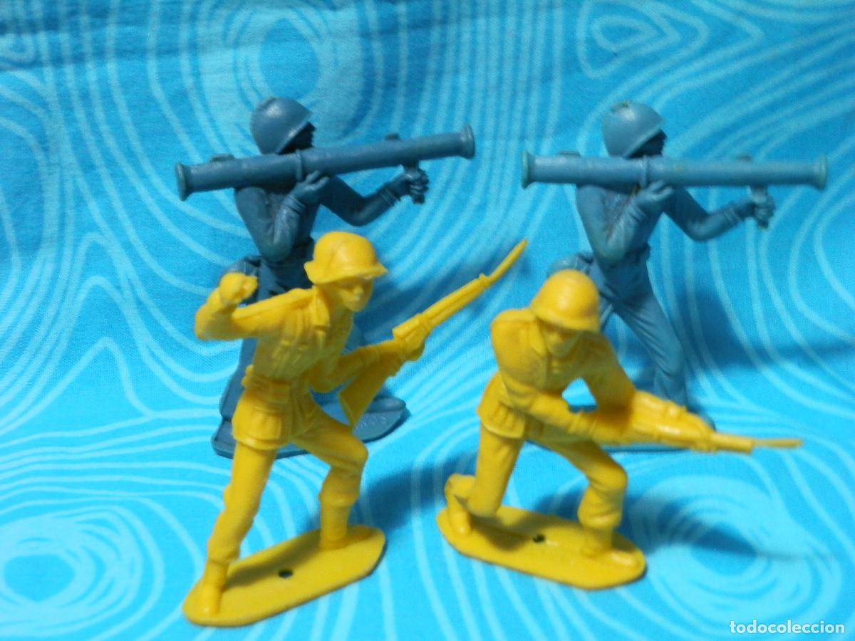 Figuras de goma y PVC: COMANSI LOTE 4 SOLDADOS - Foto 1