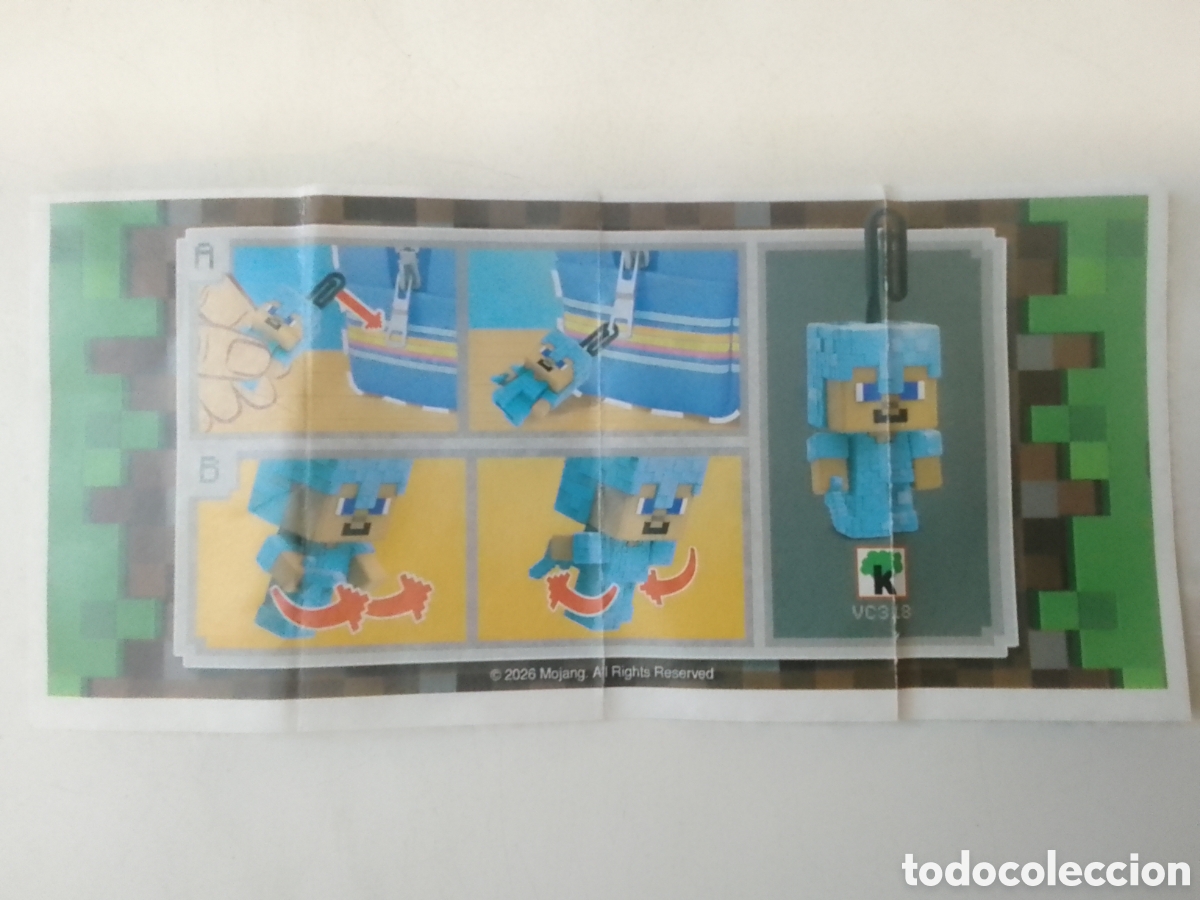Figuras de goma Kinder: BZP Kinder MINECRAFT VC318.