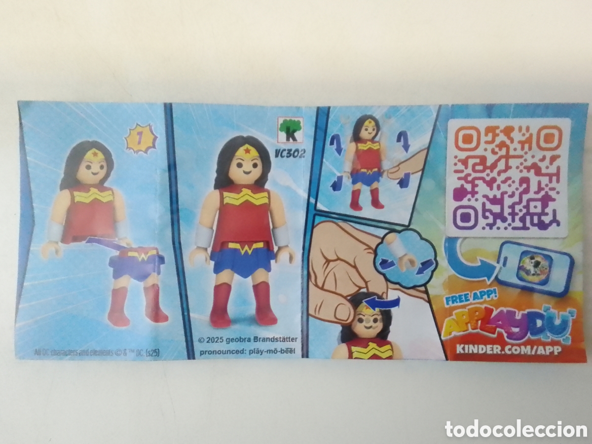 Figuras de goma Kinder: BZP Kinder Playmobil VC302.
