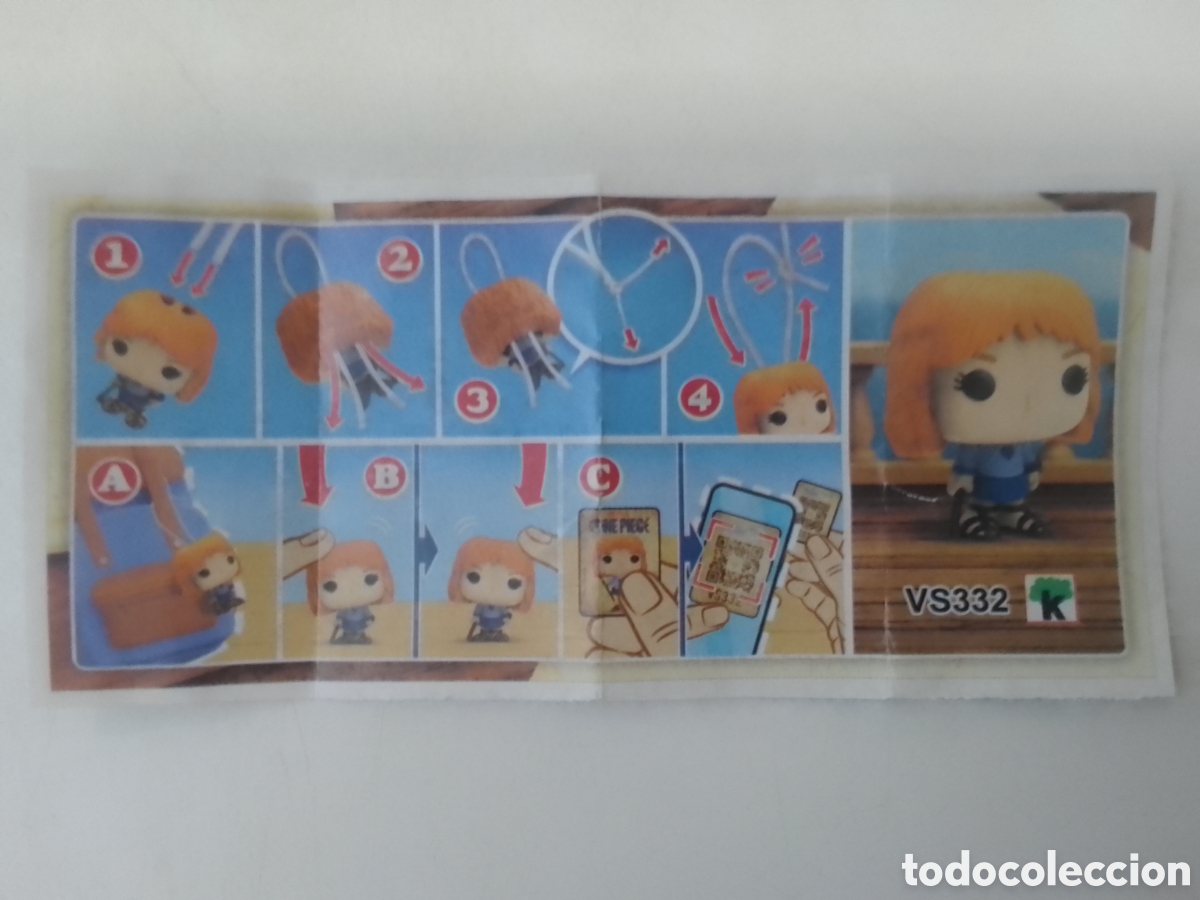 Figuras de goma Kinder: BZP Kinder ONE PIECE VS332.