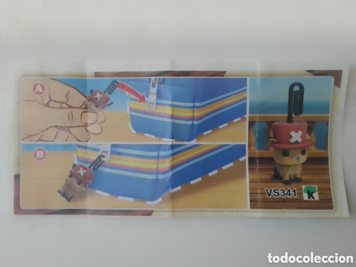 Figuras de goma Kinder: BZP Kinder ONE PIECE VS341.