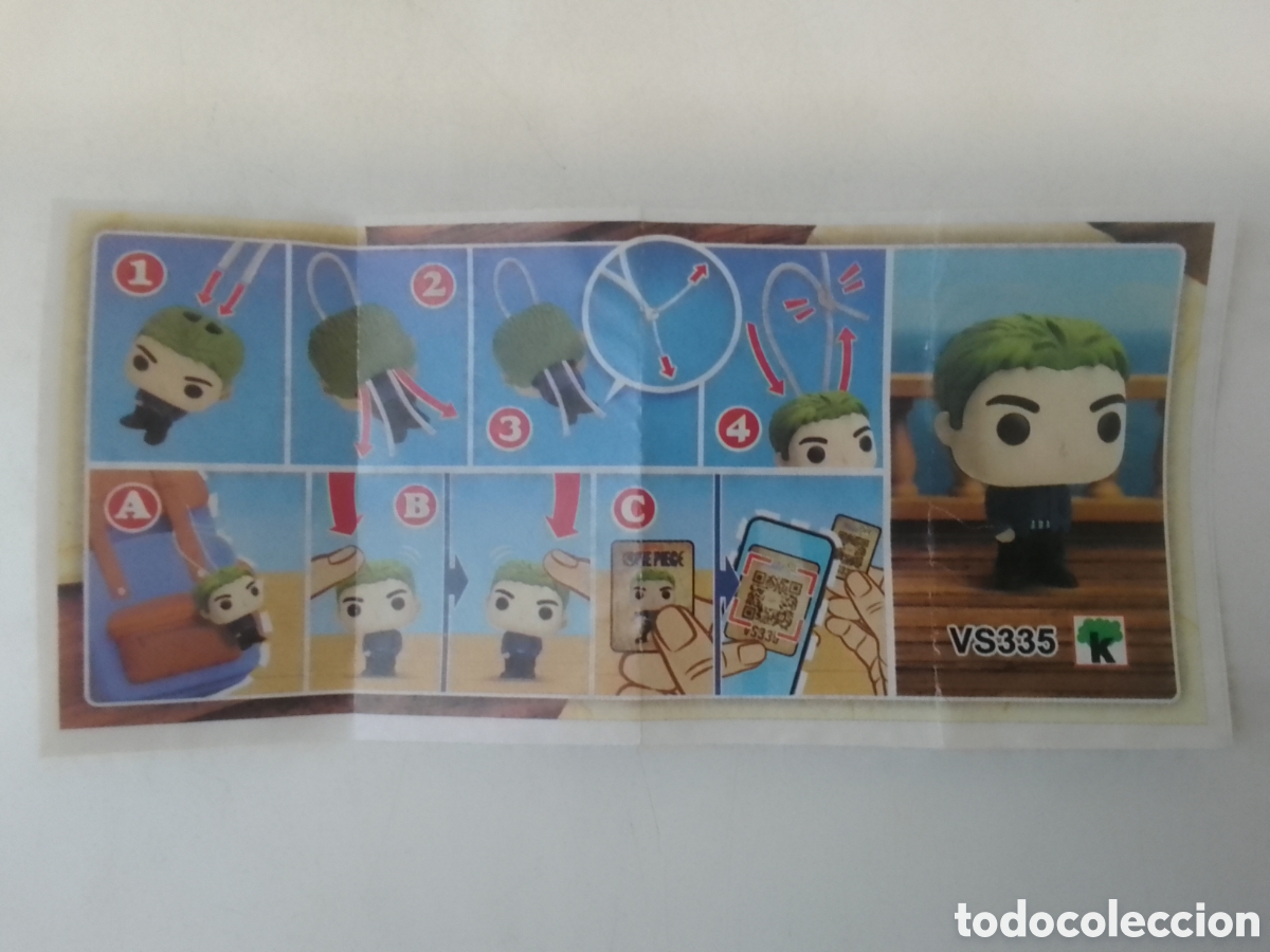 Figuras de goma Kinder: BZP Kinder ONE PIECE VS335. - Foto 1