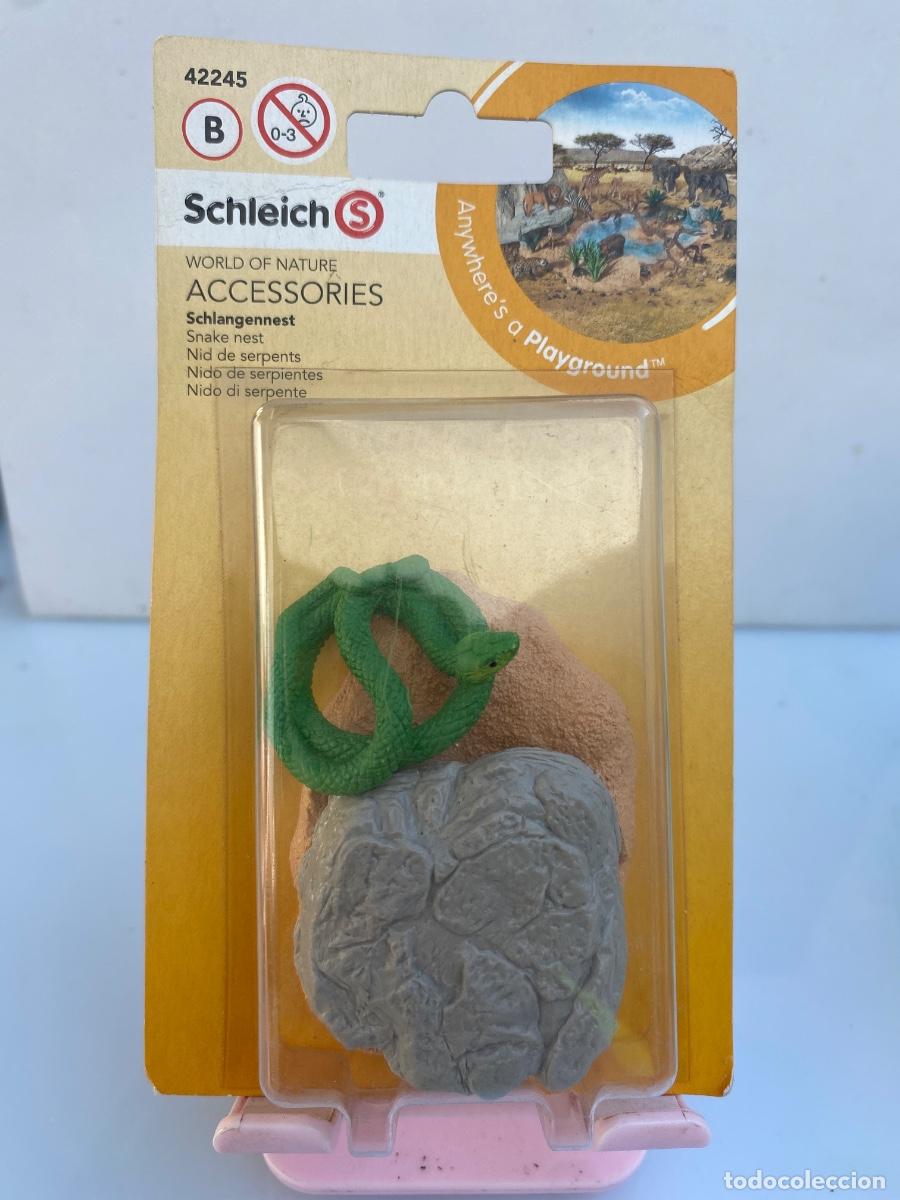Figuras de goma y PVC: Schleich nido de serpiente nuevo - Foto 1