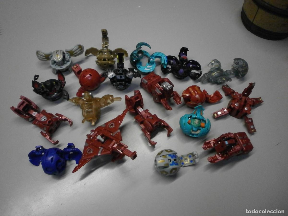 Figuras de goma y PVC: lote de figuras bakugan algunas raras