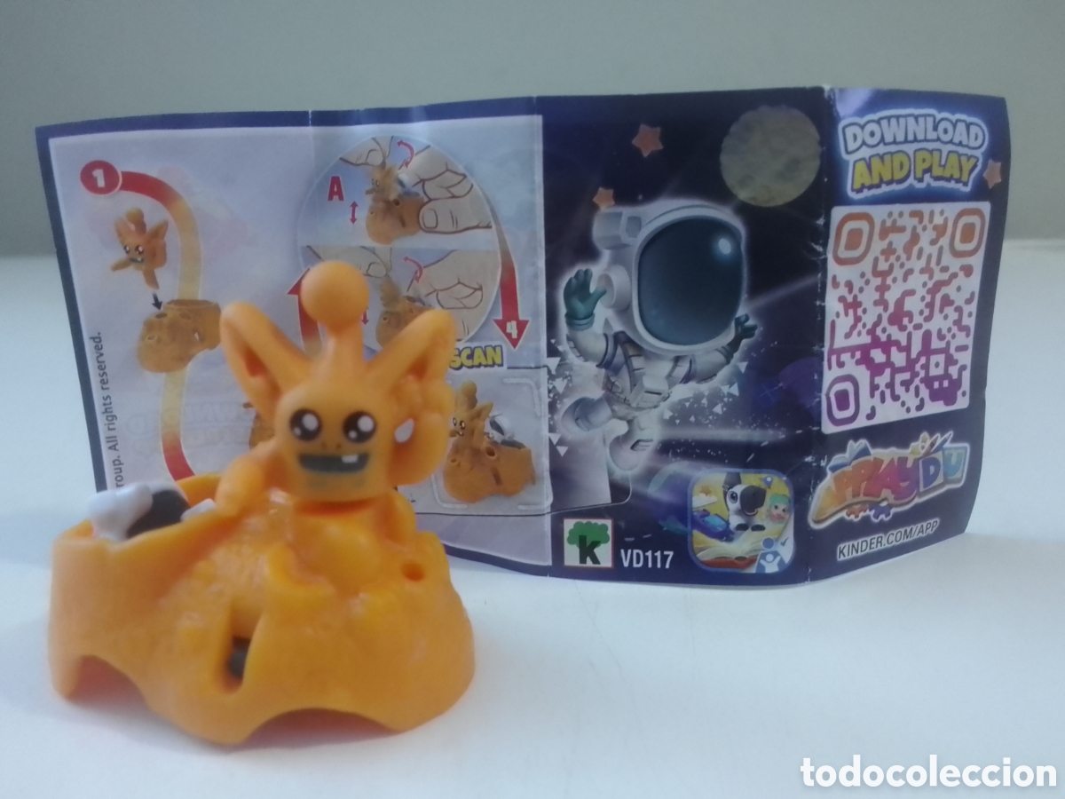 Figuras de goma Kinder: Figura Kinder SPACE MISSION VD117.