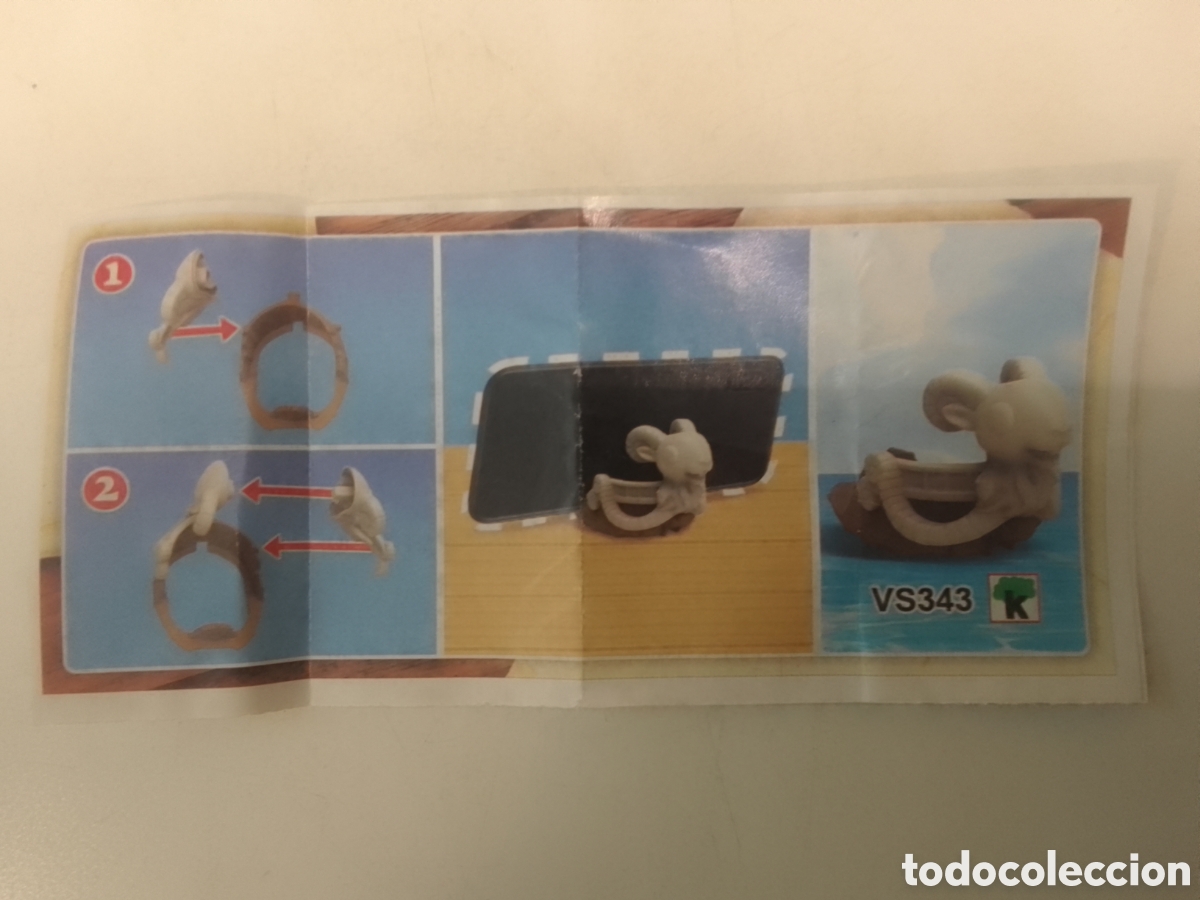 Figuras de goma Kinder: BZP Kinder ONE PIECE VS343.