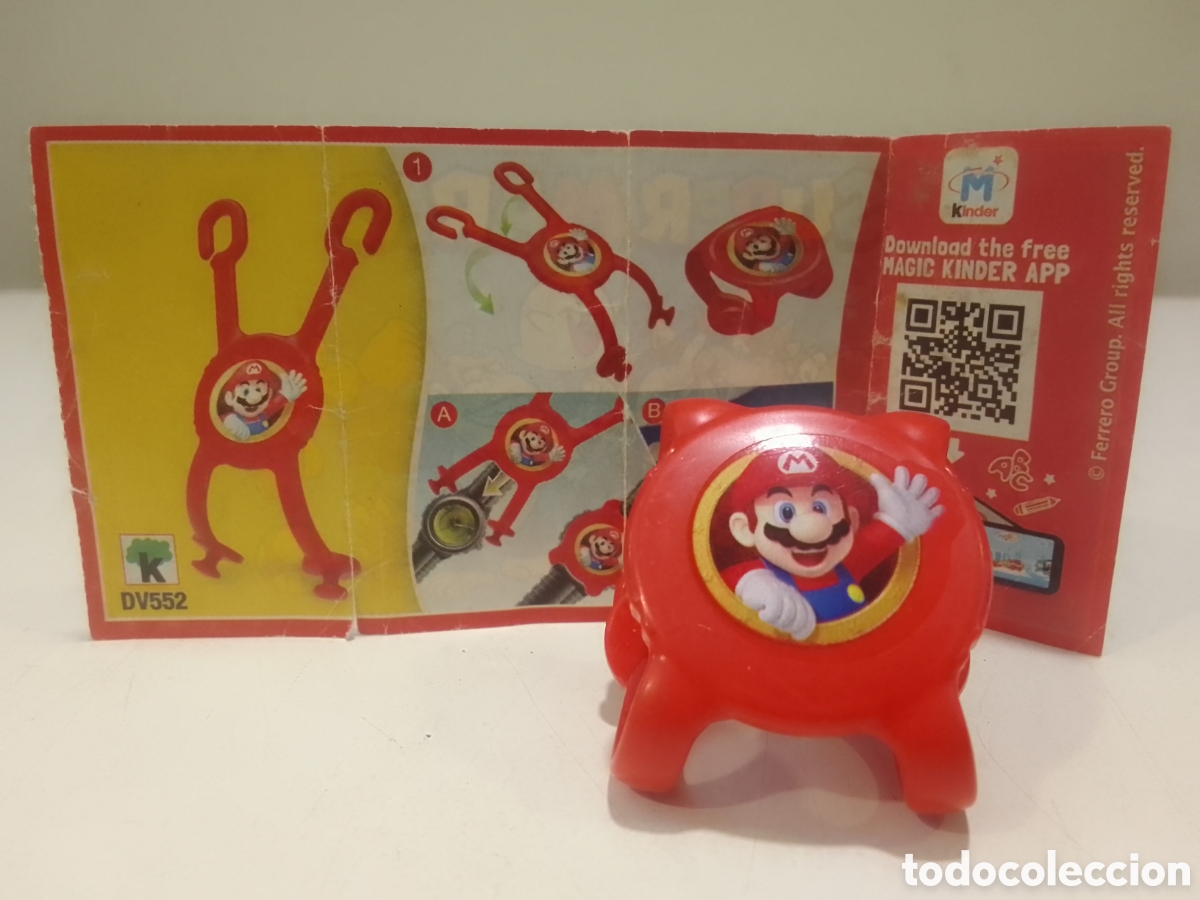 Figuras de goma Kinder: Figura Kinder SUPER MARIO DV552.