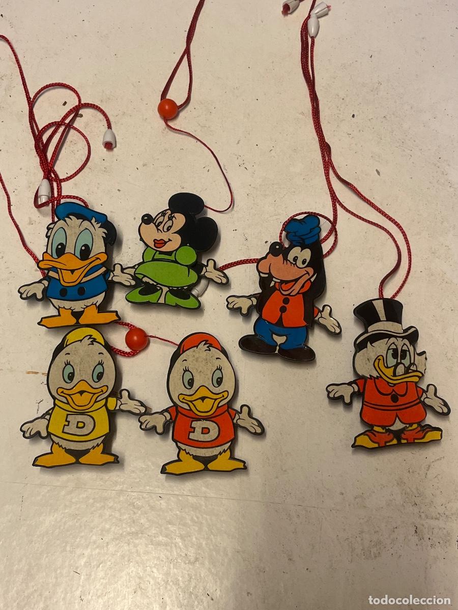 Figuras de goma y PVC: Colgantes figur&agrave;s Disney