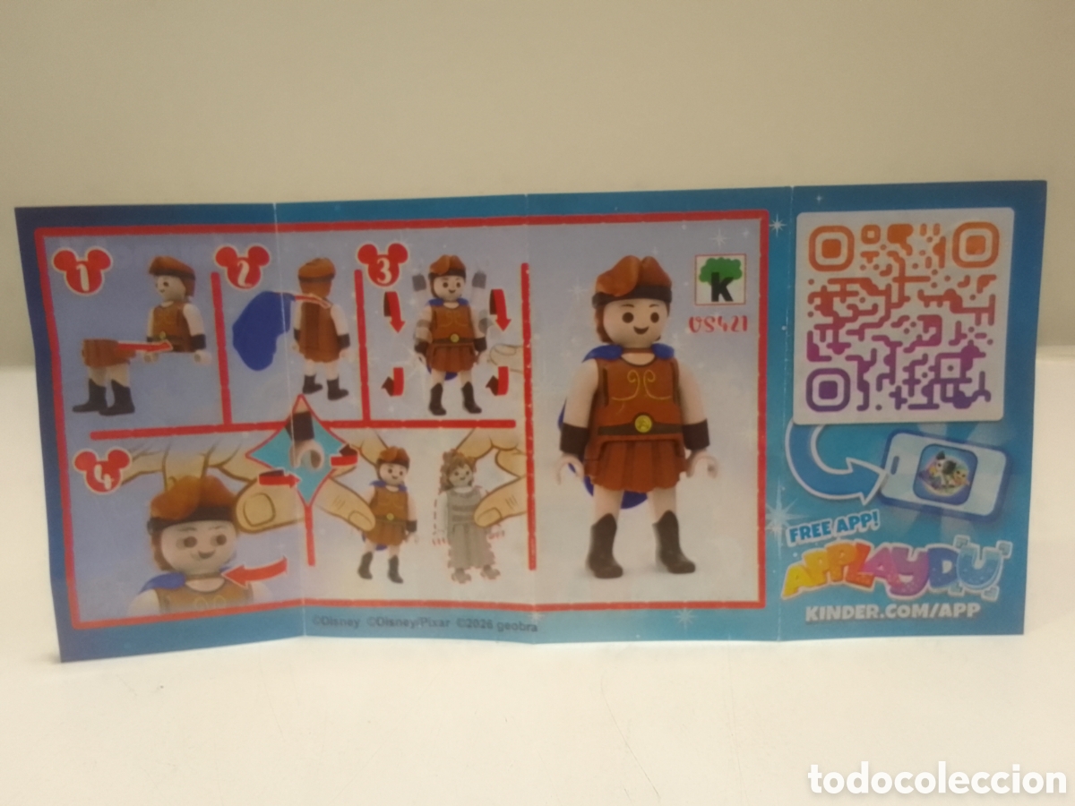 Figuras de goma Kinder: BZP Kinder Playmobil VS421.