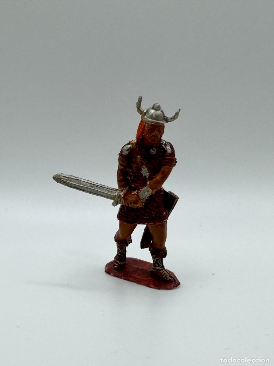 Figuras de goma y PVC: FIGURA VIKINGO EN PLASTICO JECSAN
