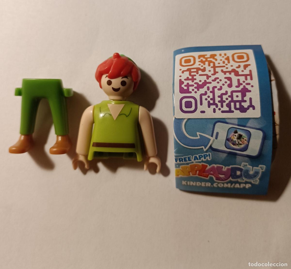 Figuras de goma Kinder: kinder playmobil disney 2026 mu&ntilde;eco figura bpz papel nuevo completo peter pan