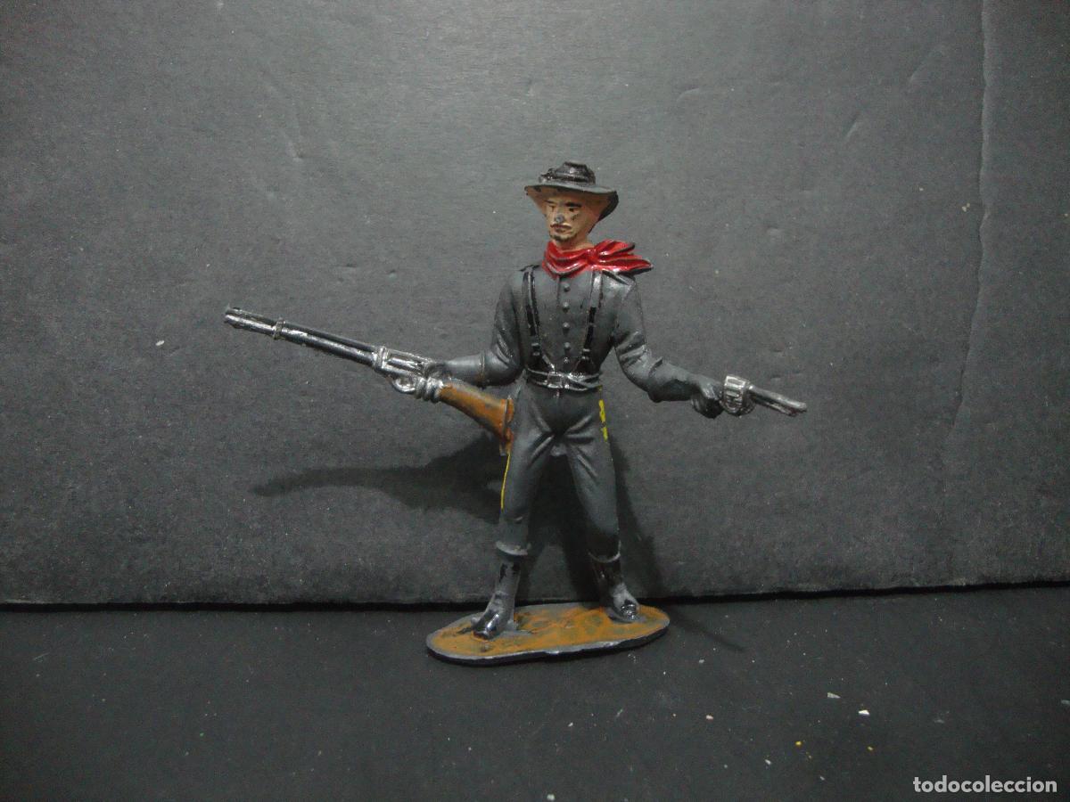 Figuras de goma y PVC: FIGURA PLASTICO SOLDADO CONFEDERADO A RESTAURAR