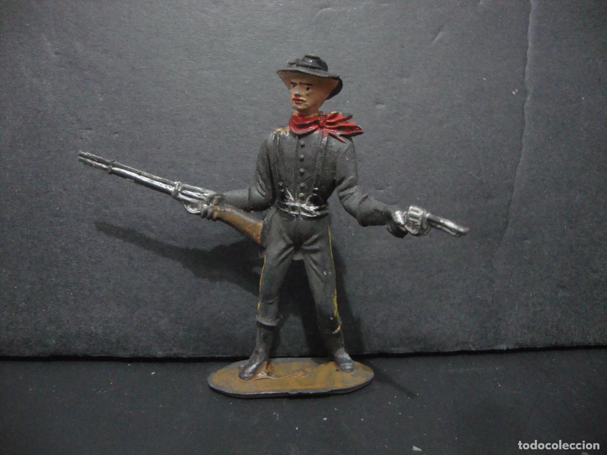 Figuras de goma y PVC: FIGURA PLASTICO SOLDADO CONFEDERADO A RESTAURAR