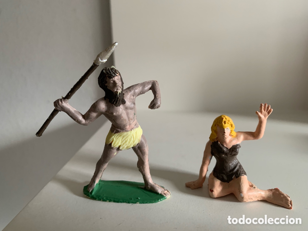 Figuras de goma y PVC: LOTE PREHIST&Oacute;RICOS . SERIE ANTEDILUVIANOS. JECSAN/PUCHOL.