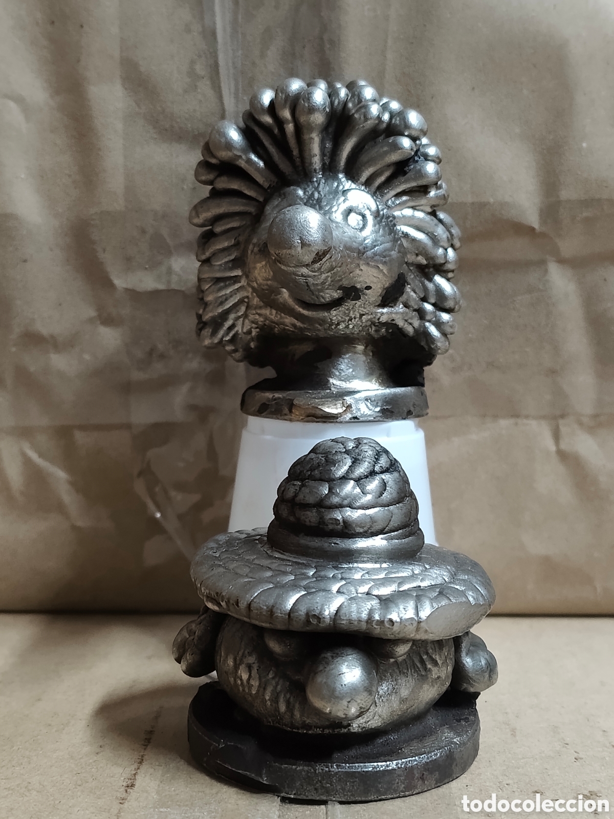 Figuras de Borracha e PVC: Barrio Sesamo. Espinete y Don Pimp&oacute;n. Espectaculares moldes antiguos para fabricar figuras.