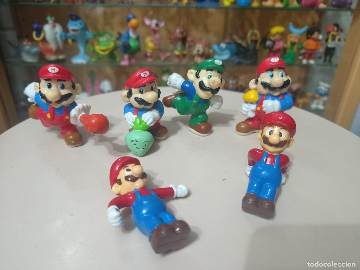 Figuras de goma y PVC: Ocasion coleccionias ! 4 figuras goma pvc Applause Super Mario Pvc A&ntilde;os 80 + otras 2