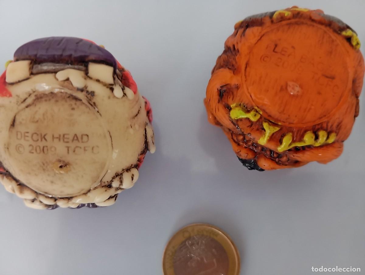 Figuras de goma y PVC: 2 de los Madballs, juguete de los 80