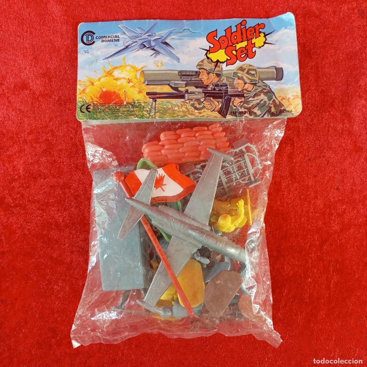 Figuras de goma y PVC: ANTIGUO BLISTER DE JUGUETE - SOLDIER SET - COMERCIAL DOMENE - 80'S Y 90'S - 03
