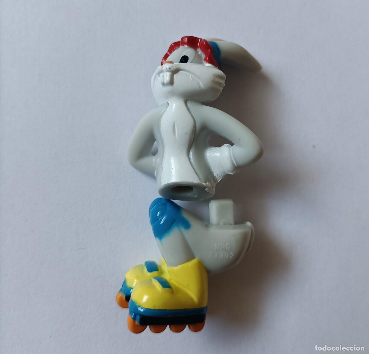 Figuras de goma Kinder: Kinder looney tunes toons pieza toons warner figura mu&ntilde;eco mu&ntilde;equito bugs bunny patines linea conejo