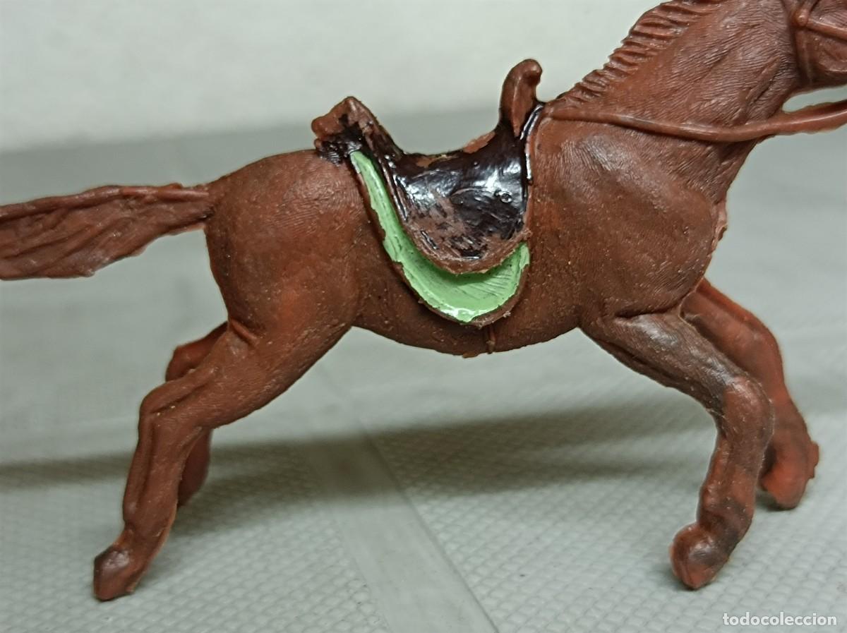 Figuras de goma y PVC: VAQUERO COWBOY COMANSI DE PL&Aacute;STICO A CABALLO - Foto 6