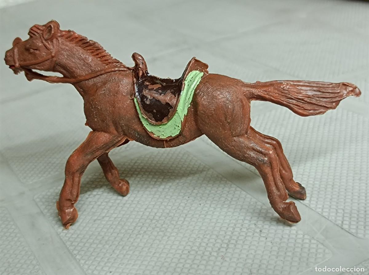 Figuras de goma y PVC: VAQUERO COWBOY COMANSI DE PL&Aacute;STICO A CABALLO - Foto 7