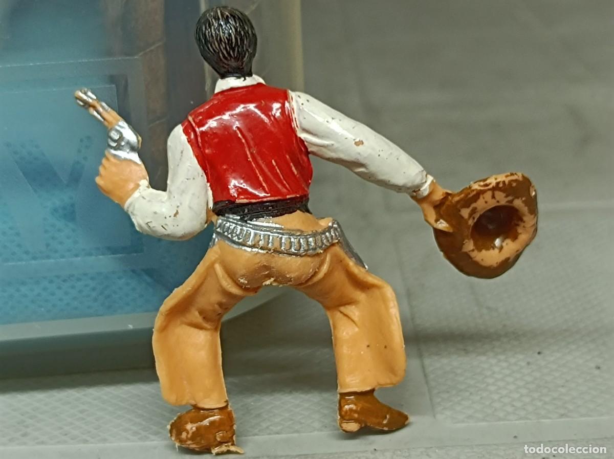 Figuras de goma y PVC: VAQUERO COWBOY COMANSI DE PL&Aacute;STICO A CABALLO - Foto 10