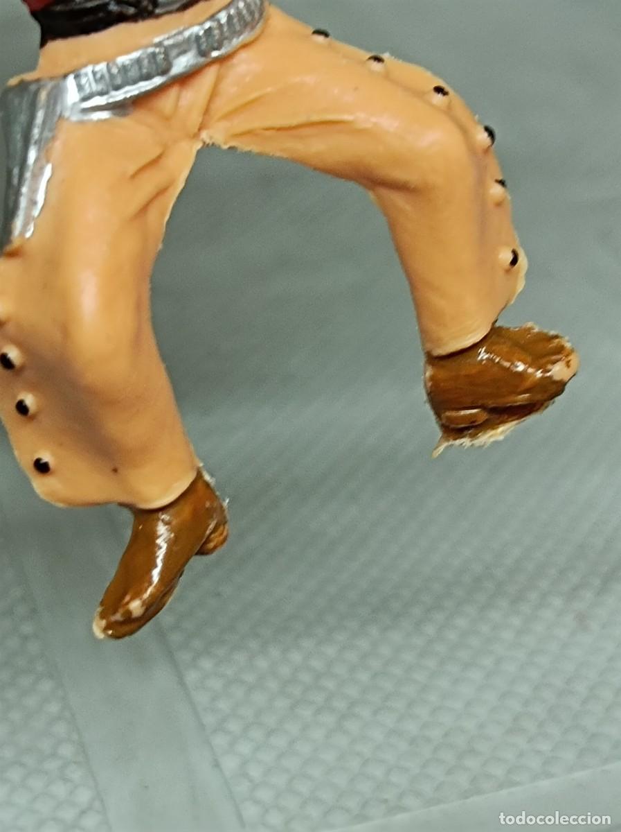 Figuras de goma y PVC: VAQUERO COWBOY COMANSI DE PL&Aacute;STICO A CABALLO - Foto 11