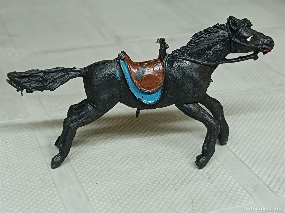 Figuras de goma y PVC: VAQUERO COWBOY COMANSI DE PL&Aacute;STICO A CABALLO - Foto 7