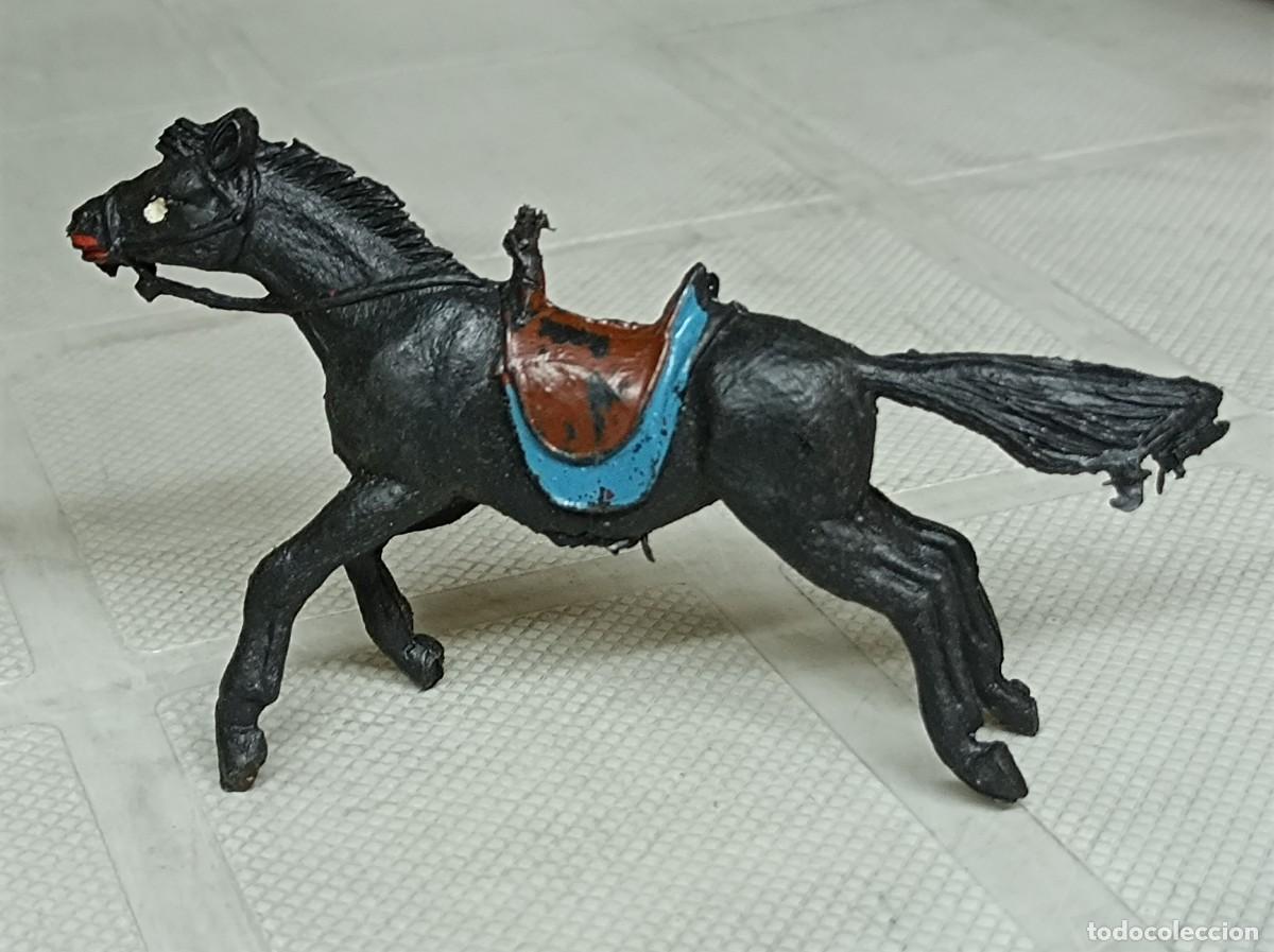 Figuras de goma y PVC: VAQUERO COWBOY COMANSI DE PL&Aacute;STICO A CABALLO - Foto 8