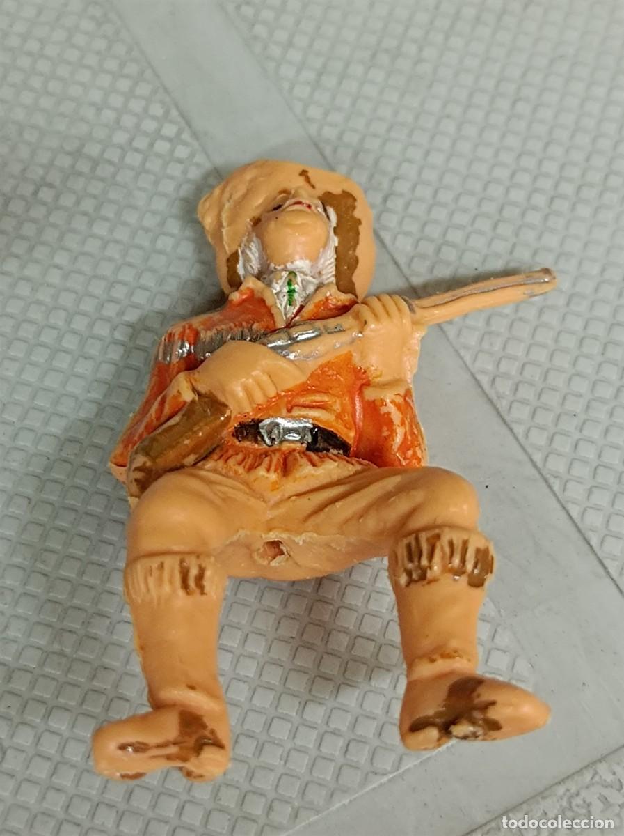 Figuras de goma y PVC: VAQUERO COWBOY COMANSI DE PL&Aacute;STICO A CABALLO - Foto 9