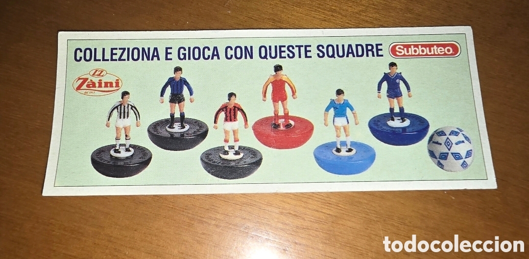 Figuras de goma Kinder: Bpz Zaini f&uacute;tbol futbolistas Oliver Benji? Folleto figuras no kinder no Ferrero (bol 2)